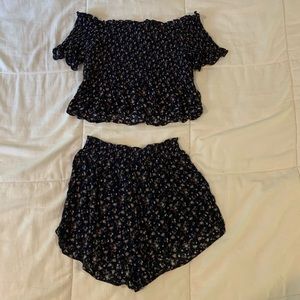 Chloe & Katie Two Piece Floral Set